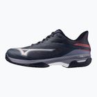 Mizuno Wave Exceed Court CC обувки за тенис odyssey сиво/бяло/син гранит
