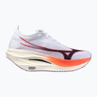 Mizuno Wave Rebellion Pro 3 обувки за бягане бяло/баритоново синьо/огнена кора