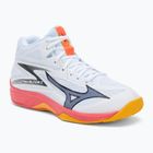 Обувки за волейбол Mizuno Thunder Blade Z Mid white/fiery coral 2/citrus