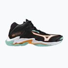 Обувки за волейбол Mizuno Wave Lightning Z8 Mid black/tangelo/ice green