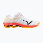 Обувки за волейбол Mizuno Wave Voltage 2 white/fiery coral 2/citrus