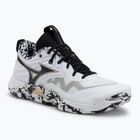 Обувки за волейбол Mizuno Wave Momentum Elite white/black/ge gold