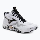 Обувки за волейбол Mizuno Wave Momentum Elite Mid white/black/ge gold