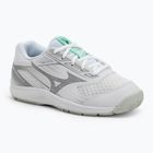 Детски обувки за волейбол Mizuno Cyclone Speed 5 white/black/frozen emerald