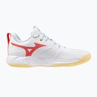 Дамски обувки за волейбол Mizuno Wave Momentum Pro white/calypso coral/pale banan