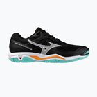 Mizuno Wave Phantom 3 обувки за хандбал черни/танджело/ледено зелени