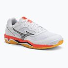 Обувки за хандбал Mizuno Wave Phantom 3 white/fiery coral 2/citrus