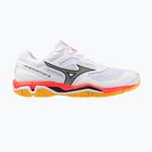 Обувки за хандбал Mizuno Wave Phantom 3 white/fiery coral 2/citrus