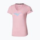 Дамска тениска за бягане Mizuno Core Runbird Tee bleached mauve