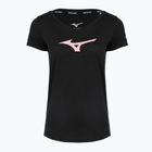 Дамска тениска за бягане Mizuno Core Runbird Tee black/mauve