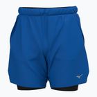 Мъжки къси панталони за бягане Mizuno Core 7.5 2IN1 princess blue