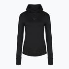 Дамски суитшърт за бягане Mizuno Active Warm Hooded black