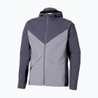Мъжко яке за бягане Mizuno Tech Thermal Charge Hooded quiksilver