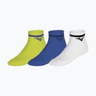 Чорапи Mizuno Training Mid With Line 3 pairs lightning yellow/ultramarine