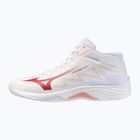 Дамски волейболни обувки Mizuno Lightning Select Mid white/rose elegance/lava falls