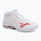 Дамски волейболни обувки Mizuno Wave Lightning Pro Mid white/rose elegance/lava falls