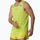 Мъжка тениска за бягане Mizuno Tech Light Tank lightning yellow