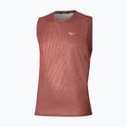 Мъжка тениска за бягане Mizuno Core Graphic Sleeveless copper brown