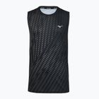 Мъжка тениска за бягане Mizuno Core Graphic Sleeveless black/grey
