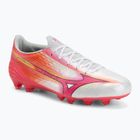 Футболни обувки Mizuno Alpha III Japan FG white/fuchsia purple