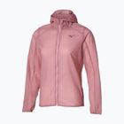 Дамско яке за бягане Mizuno Tech Light Hooded Jacket rose elegance