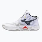 Обувки за волейбол Mizuno Wave Momentum Elite Mid white/black/fiery red