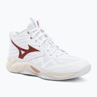 Дамски волейболни обувки Mizuno Wave Momentum Pro Mid white/rose elegance/lava falls