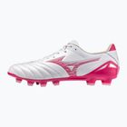 Футболни обувки Mizuno Morelia Neo IV Pro FG white/fuchsia purple/fuchsia purple
