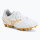 Детски футболни обувки Mizuno Monarcida Neo III Select FG white/mp gold
