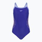 Speedo Platisol Placement Thinstrap Muscleback детски бански костюм от една част true cobalt/curious blue