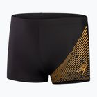 Мъжки боксерки за плуване Speedo Medley Logo black/mandarin peel