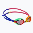 Speedo Fastskin Speedsocket 2 Огледални очила за плуване harlequin green/mandarin peel/true cobalt