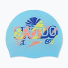 Детска шапка за плуване Speedo Reversible Slogan picton blue/lemon drizzle/siren red