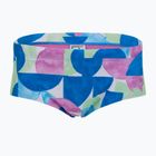 Мъжки боксерки за плуване Speedo 13,5 cm Allover Training Club Brief punch blue/kiki pink