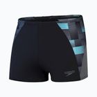 Мъжки боксерки за плуване Speedo Endurance+ MAX Splice Aquashort black/usa charcoal/marine