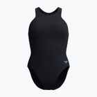 Дамски цял бански костюм Speedo Racer Zip with Built in Swim Bra anthracite anthracite