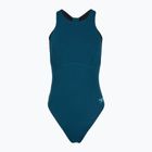 Дамски цял костюм за плуване Speedo Racer Zip with Built in Swim Bra dark teal
