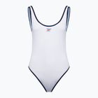Speedo Solid Bound Scoop бял дамски бански от една част