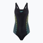 Speedo Placement Muscleback хипер жълт бански от една част