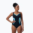 Дамски цял костюм за плуване Speedo Shaping Printed LunaElustre One pieces true navy/berry