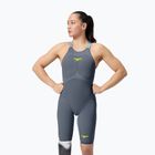 Дамски стартов екип Speedo Fastskin LZR Pure Valor 2.0 Closedback Kneeskin grey lead / acadia blue / mainline