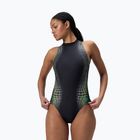 Дамски цял бански костюм Speedo Printed Hydrasuit turquiose gem