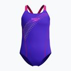 Детски цял бански костюм Speedo Medley Logo Medalist indigo glow