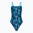 Дамски цял бански костюм Speedo Printed Web Back canyon ombre/black