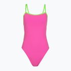 Дамски цял бански костюм Speedo Solid Tri neon flamingo