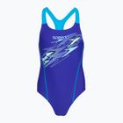 Детски цял бански костюм Speedo Medley Logo Medalist sapphire/mayan blue