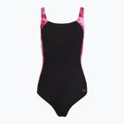 Дамски цял костюм за плуване Speedo Shaping LunaLustre Printed anthracite/ruby