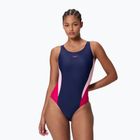Дамски цял костюм за плуване Speedo Colourblock 2.0 peacoat/pink