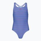 Детски цял бански костюм Speedo Stripe Print Medalist periwinkle blue