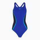 Дамски цял костюм за плуване Speedo Solid Splice Medalist sapphire/peacoat